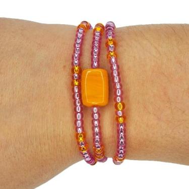 Imagem de Pulseira Guia de Proteção Orixá Obá - Balaio de Santo, 17 cm