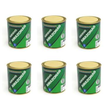 Imagem de Cola Cont. Univ. 750g Sapat. Amazonas Kit 6 Unid. - Kit Amazonas