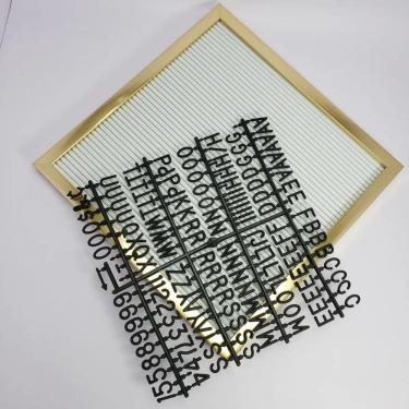 Imagem de Quadro Letreiro Decorativo Dourado Letter Board 145 Letras