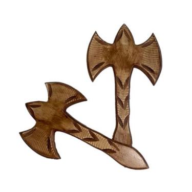 Imagem de 2 Machado De Xango 35cm  Oxé maçicoumbanda/candomblé - fasolinos