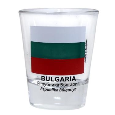 Imagem de Copo de shot com bandeira da Bulgária