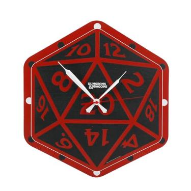 Imagem de Bioworld Dungeons & Dragons D20 Relógio de parede esculpido