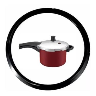 Imagem de Borracha P/Panela De Pressão Rochedo Nova 6/8 L Com Pique Preto