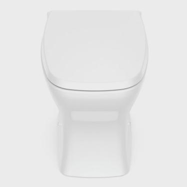 Imagem de Kit 5 Vaso Sanitários Rimless com Assento Pp Softclose Vip Celite