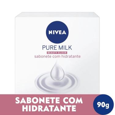 Imagem de Nivea Sabonete Barra Pure Milk Beauty Elixir Sensitive 90g