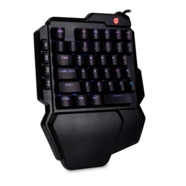 Imagem de Mini Teclado Gamer Barato Mecânico Shuriken Rgb Dazz