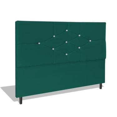 Imagem de Cabeceira Estofada Box Casal King Size Encosto Para Cama T Cross 195x1