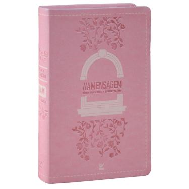Imagem de Bíblia A Mensagem Letra Gigante Rosa: Bíblia em Linguagem Contemporânea
