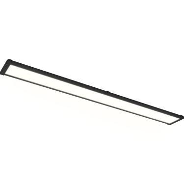 Imagem de Luminária Led Taschibra Sobrepor 35W TL Slim 20 Preta Bivolt 3000K Quente