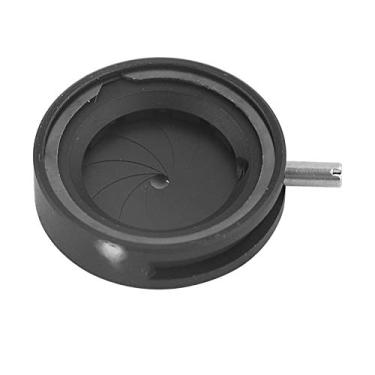 Imagem de Joyzan Diafragma de íris, adaptador de microscópio, abertura ajustável, lente de câmera, módulo de substituição óptica, anel óptico para lentes de laboratório, acessórios manuais de instrumentos