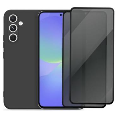 Imagem de Kit Capa Capinha Aveludada Anti Impacto e 2 Película De Privacidade Para Samsung Galaxy A36