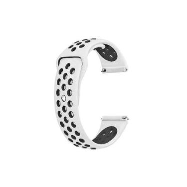 Imagem de Pulseira para Colmi i10 - Silicone Sport 22mm - Estilo no Pulso, Branc