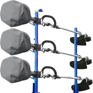 Imagem de HIGHTQURO Capa Para Motor De Aparador, Aparador Resistente À Prova D'Água, Capas Cortador Ervas Daninhas, Adequada Cortadores Daninhas Em Geral, Serras Vara, Roçadeiras E Sebes, Pacote Com 3, Cinza