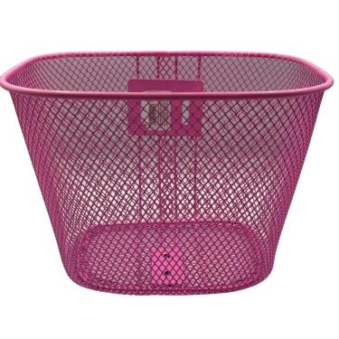 Imagem de Cesta 26 Média Bicicleta Bike Aramada Rosa-Unissex