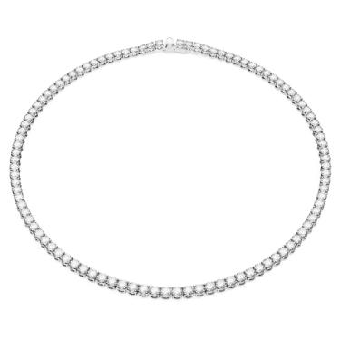 Imagem de Colar Swarovski Matrix Tennis, Lapidação redonda, Branco