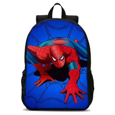 Imagem de Mochila Infantil Escolar Avulsa Estampa Do Garoto Aranha Para Menino V