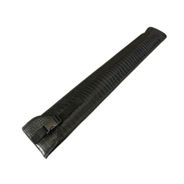 Imagem de Aymzbd Billiard Stick Transportador de estojo de bilhar bolsa de couro PU PU bolsa de armazenamento leve, Preto