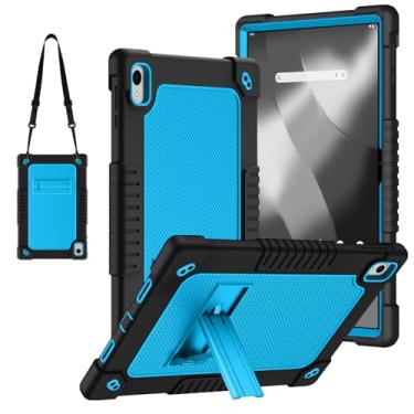 Imagem de Capa Onn 12.1 para tablet Pro, Onn de 12,1 polegadas, capa protetora resistente com alça de ombro para crianças Walmart Onn 30.7 cm Pro Tablet 2024 Modelo: 100146663 (preto/azul)