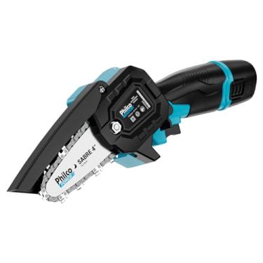 Imagem de Mini Motosserra Philco Force Bateria de Lítio 7 Acessórios PMM124 Bivolt
