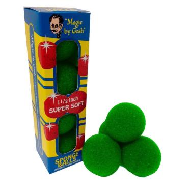 Imagem de 4 Bolas de Espuma Goshman Super Soft 1,5 InchR+ Verde