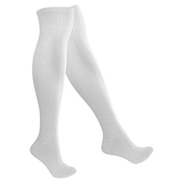 Imagem de Meião Kanxa Futebol Futsal Juvenil, 6110bco, 6110BCO