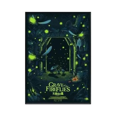 Imagem de Miyazaki Ghibli Anime Grave of the Fireflies Canvas Wall Art Poster Im