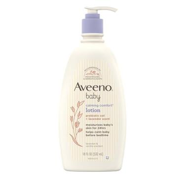 Imagem de Aveeno Baby Loção hidratante calmante confortável, lavanda e baunilha, 510 g.