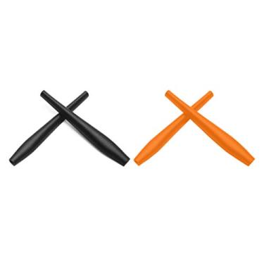 Imagem de Eye Opening Stuff Acessórios de substituição compatíveis com óculos de sol Oakley Crosshair 2.0 OO4044 - preto e laranja