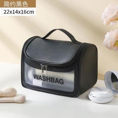 Imagem de Bolsa Necessarie Transparente WashBag Impermeável - oem