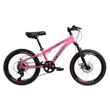 Imagem de BICICLETA ARO 20 RINO INFANTIL FREIO A DISCO CAMBIO SHIMANO (Rosa)