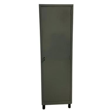 Imagem de Armario Multiuso de Aco para Lavanderia com 3 Nichos Suporte e Fechadu