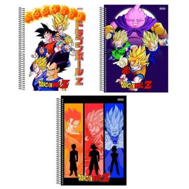 Imagem de Caderno Univ Espiral Capa Dura Dragon Ball 80F 1 Matéria - Macrozao
