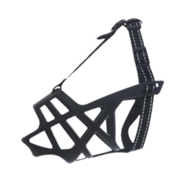 Imagem de Ｂｅｓｇａ Focinheira para cachorro, capa de boca macia e respirável para treinamento, anti-mordidas, latidos, mastigação, permite beber, focinheira confortável, Xl