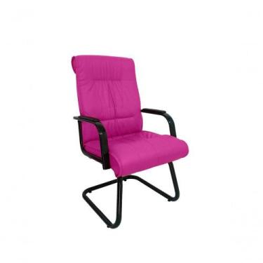 Imagem de Cadeira Interlocutor Para Escritório Linha Itália Rosa - DESIGN OFFICE