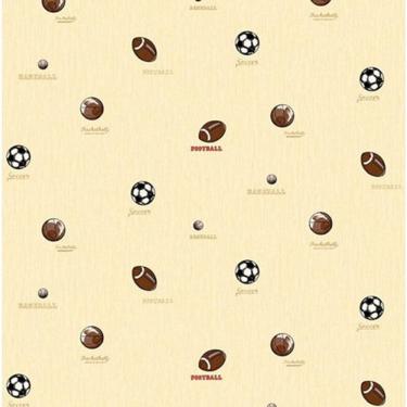 Imagem de Papel De Parede All Kids Esportes H2910501 Rolo 10m X 0,53m