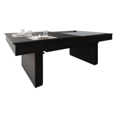 Imagem de Mesa de Sinuca/bilhar com Tampo de Jantar - 2,00x1,10 - Grafite