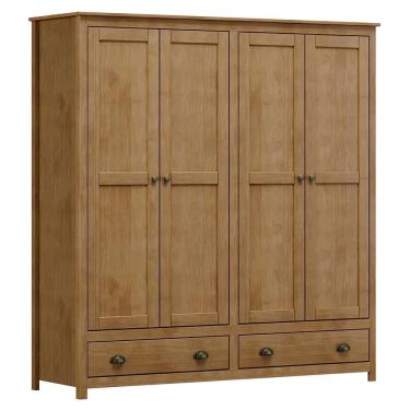 Imagem de Guarda Roupa Solteiro Topázio 4 Portas e 2 Gavetas - Finestra Móveis