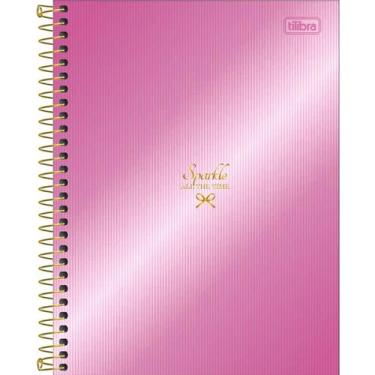 Imagem de Caderno Colegial Espiral West Village Metalizado 10 Matérias 160 Folha