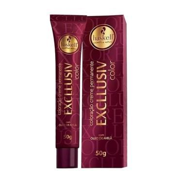 Imagem de Tintura Creme Haskell Excllusiv Color Louro Escuro Marrom 6.7 50g