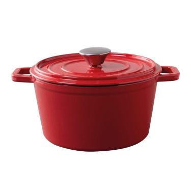 Imagem de Caçarola Em Ferro Indução Sauté 26cm Haus Concept Vermelho