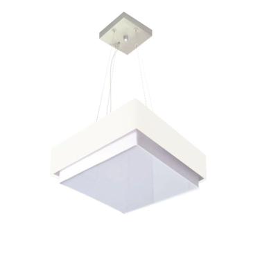 Imagem de Lustre Para Sala de Jantar Vivare Md-4402 Cúpula em Tecido 40x40cm