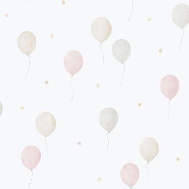 Imagem de Papel De Parede Enzo Balão Rosa 287-1