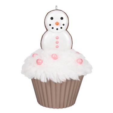 Imagem de Hallmark Keepsake Enfeite de Natal 2025, cupcakes de Natal Merry Macarons, presentes de comida