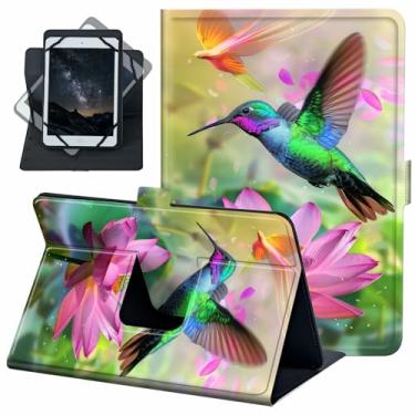 Imagem de ACWDMKH Capa universal para tablet Android 10 de 10,1 polegadas com rotação de 360 graus, capa fólio para iPad 9,7/10,2/10,5/Galaxy Tab 9-10,5 polegadas/Fire HD10 e mais tablet de 9,0 a 10,5 polegadas