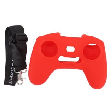Imagem de RiToEasysports Correia de Aderência do Controlador de Drones, Capa de Proteção contra Manga de Silicone Com Acessórios de Drones de Cordão de Segurança Ajustáveis para Avata 1 2 FPV (vermelho)