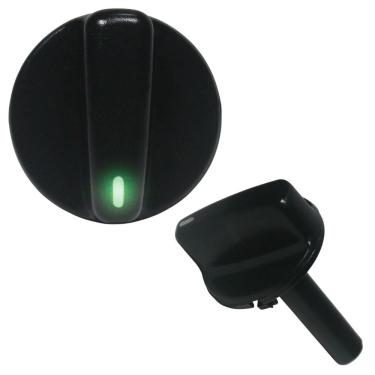 Imagem de Botão Ar Condicionado Longo Gol Parati Saveiro G3/G4 Led Azul Laranja ou Verde