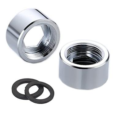 Imagem de Adaptador de torneira de 2 peças, transferência de rosca fêmea NPT de 24 mm para rosca fêmea, aerador de conector de torneira para adaptador de purificador de água de banheiro e cozinha (NPT F22 mm a