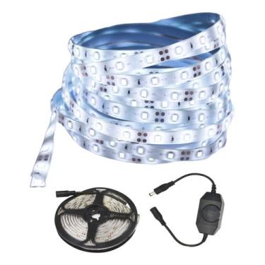 Imagem de Fita Led Branco Frio 3528 5m Ip65 Fonte E Dimmer Interruptor