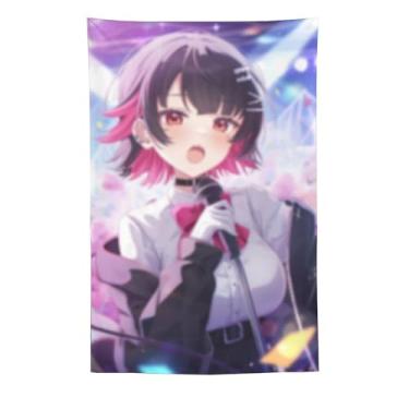 Imagem de LIEGBMEU Sexy Bikini Hot Anime Girl Tapeçaria 152.4 cm x 228.6 cm Interior Exterior Wall Quilt Art Decoração de Tapeçaria Caprichosa, AF188