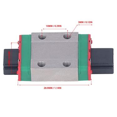 Imagem de MGN9C Linear Guia Slider Bloco de alta precisão Baixa ruído de moto liso de moto de aço Bloco deslizante para impressoras 3D e automação industrial